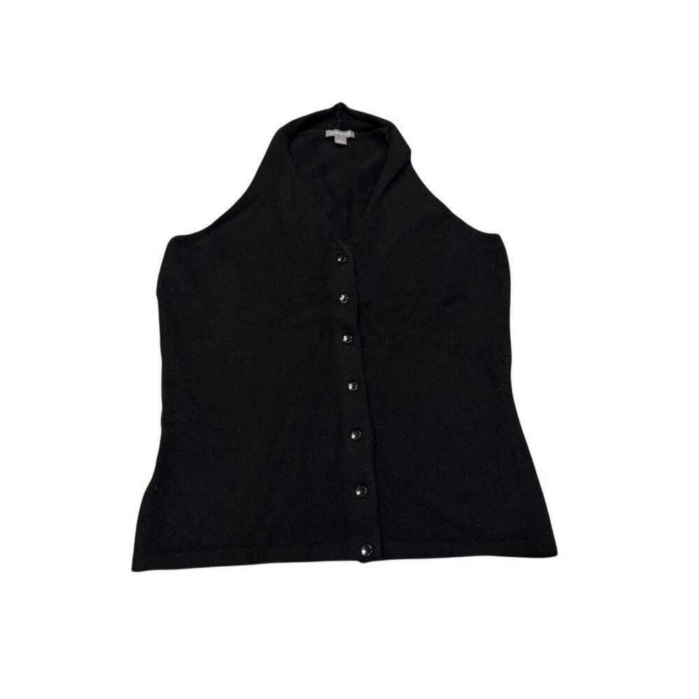 Ann Taylor Cashmere Blend Sweater Vest Tank Top Size S Halter Neck